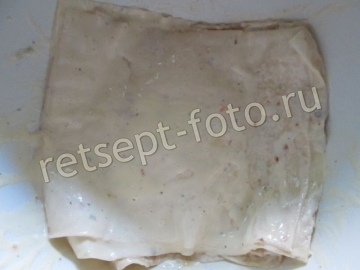 Лазанья из лаваша с фаршем и овощами