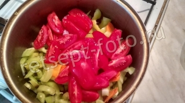 Лечо с кетчупом и помидорами на зиму