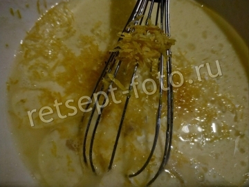 Лимонный кекс с глазурью
