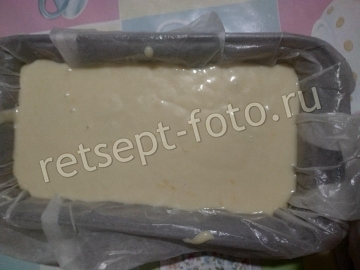 Лимонный кекс с глазурью
