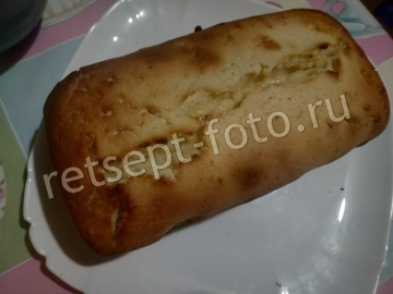 Лимонный кекс с глазурью