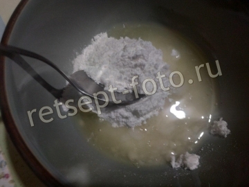 Лимонный кекс с глазурью