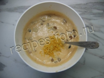 Лимонный кекс со сгущенкой