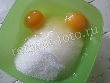 Лимонный манник на кефире без муки