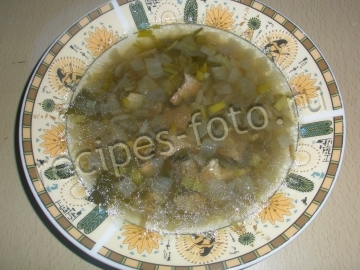 Луковый суп с курицей в домашних условиях