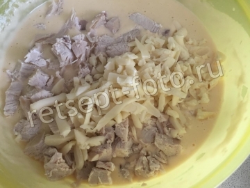 Маффины с курицей и сыром на молоке