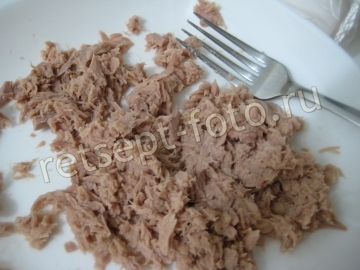 Макароны ракушки фаршированные тунцом