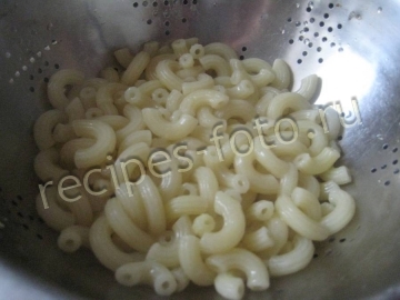 Макароны с кабачковой икрой