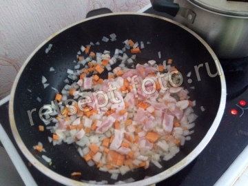 Макароны с мясом и капустой