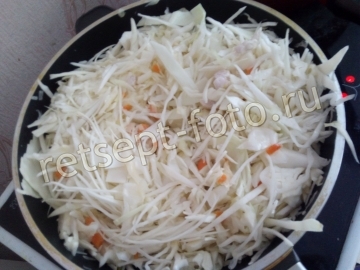 Макароны с мясом и капустой