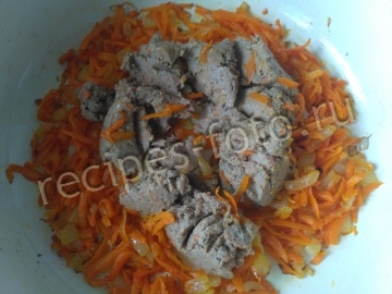 Макароны с паштетом