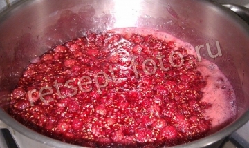Малиновое варенье из лесной малины