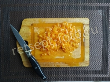 Мандариновое песочное печенье