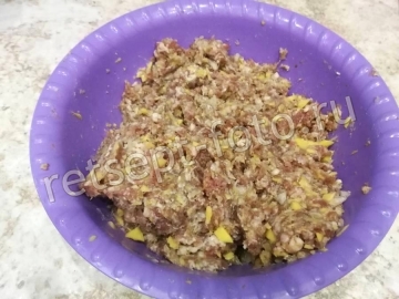 Манты с фаршем и картошкой