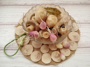 Маринованные грибы быстрого приготовления