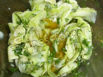 Маринованные кабачки быстрого приготовления