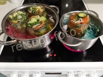 Маринованные овощи ассорти «Лето в банке» на зиму