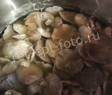 Маринованные рядовки с луком и корицей