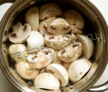 Маринованные шампиньоны на зиму