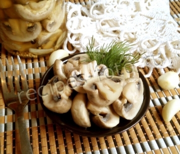 Маринованные шампиньоны на зиму