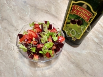 Марокканский салат со свеклой