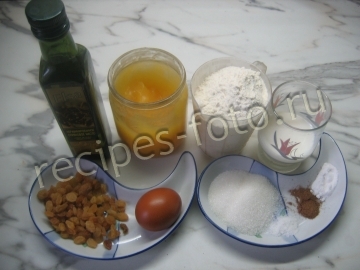 Медовый кекс с имбирем и корицей