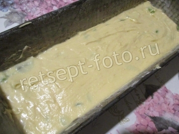 Медовый кекс с ревенем