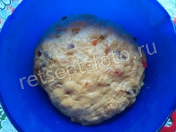 Медовый кулич на желтках