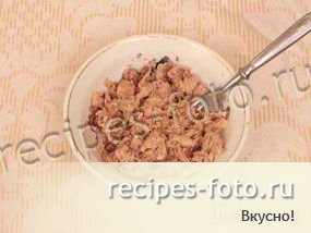 Салат "Мимоза" с сыром