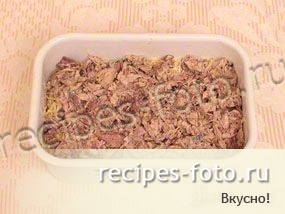 Салат "Мимоза" с сыром
