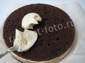 Миндальный торт с марципаном и карамельным кремом