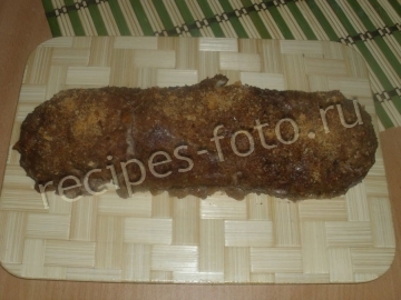 Мясной рулет из фарша с яйцом в духовке: рецепт с фото