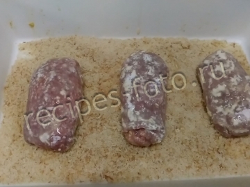 Мясные рулетики из говядины с начинкой