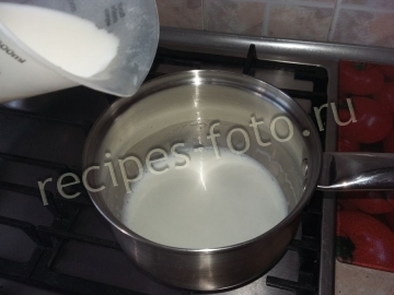 Молочный кисель с крахмалом для ребенка до 1 года (от 8 месяцев)