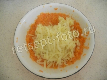 Морковно-картофельные котлеты