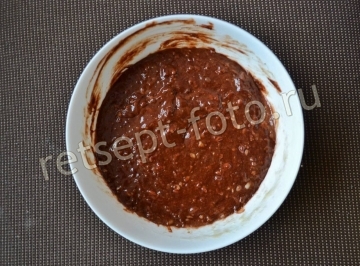 Мороженое из банана и шоколада