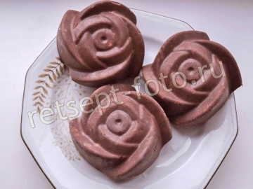 Мороженое из банана и шоколада