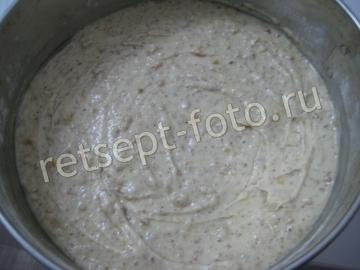 Муссовый торт с черносливом и орехами