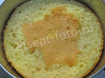 Муссовый торт с яблоками и карамельным муссом