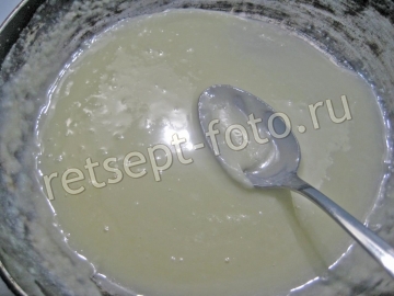 Муссовый торт с яблоками и карамельным муссом