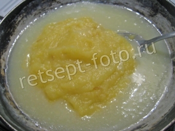 Муссовый торт с яблоками и карамельным муссом