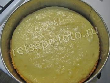 Муссовый торт с яблоками и карамельным муссом
