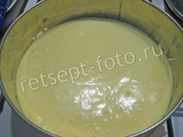 Муссовый торт с клубничным вареньем