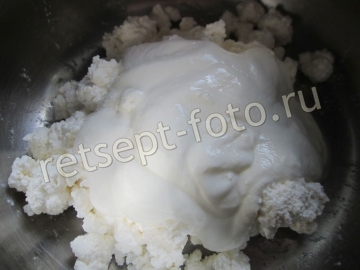 Нежный пирог с творогом