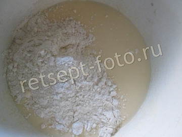 Нежный пирог с творогом