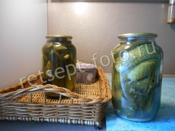 Огурцы с горчицей и чесноком на зиму (с аспирином и уксусом)