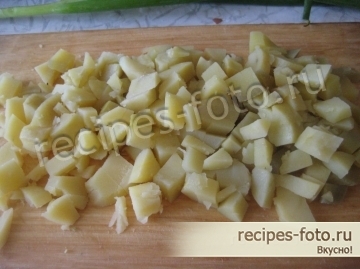Окрошка классическая с колбасой и лимонной кислотой