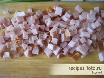 Окрошка классическая с колбасой и лимонной кислотой