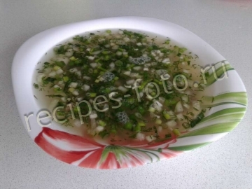 Окрошка с говядиной