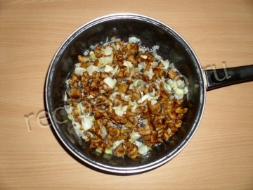 Омлет с грибами